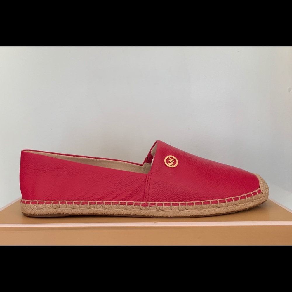 MICHAEL KORS Kendrick Slip On LEATHER ESPADRILLE - Picture 4 of 9